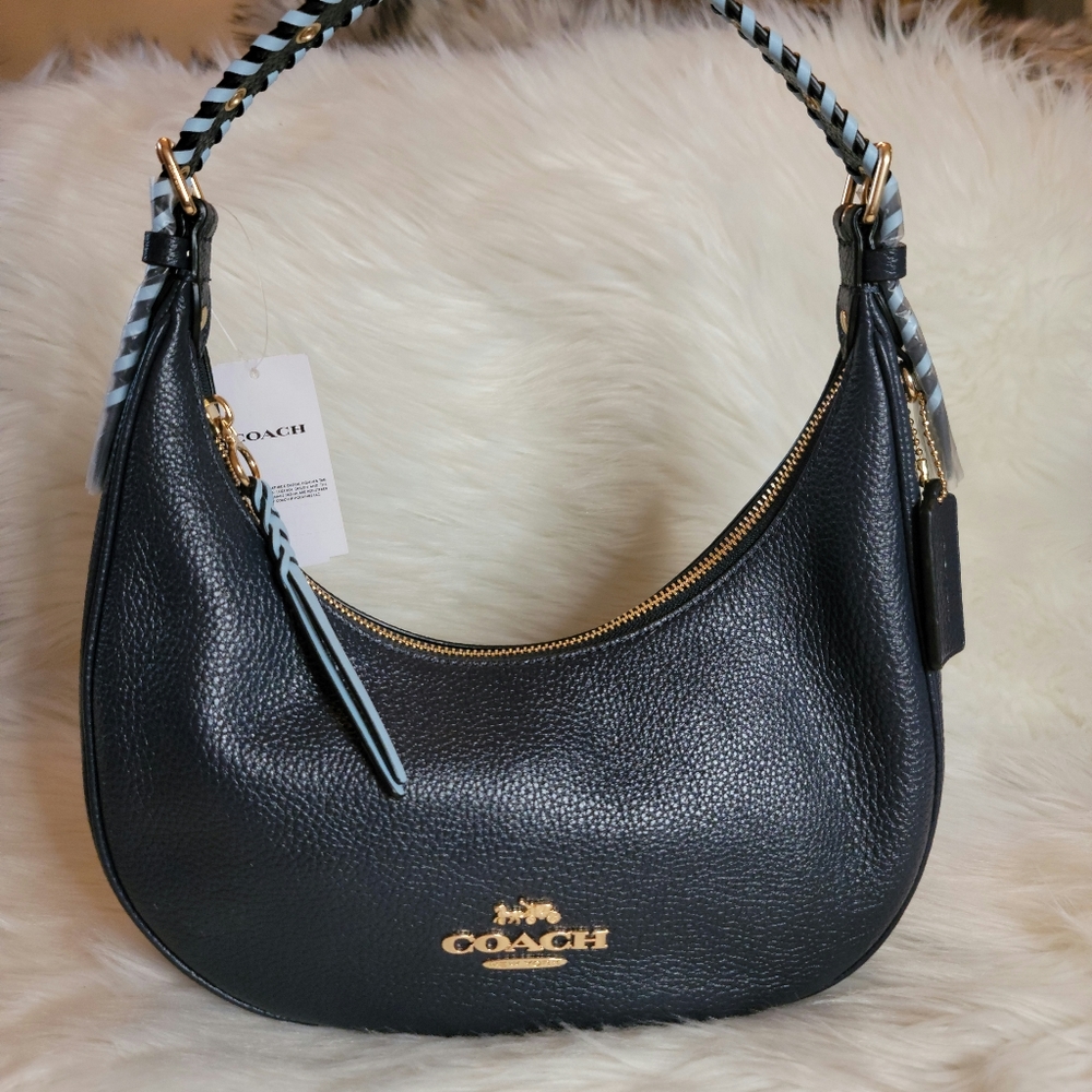 Coach Bailey Hobo Whipstitch in midnight